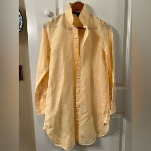 J. Crew Cotton/Linen Beach Shirt